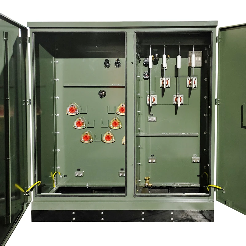 1000 KVA-24GrdY/13.8-0.8-0.24/0.12 KV Three Phase Pad Mmuntat Transformer-Dead Front Type